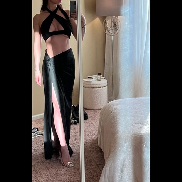 Summer suit, top and long skirt. Tulum style. - Picture 2 of 3